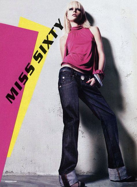 MS60 Miss Sixty Campaign, Guess Magazine, Miss Sixty 90s, Models Catwalk, 2000s Magazines, Coyote Ugly, Fashion Archive, Fashion Magazine Cover, Photoshoot Concept