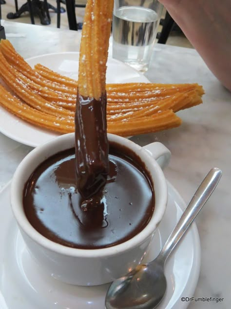 Spanish Churros Recipe, Chocolate Con Churros, Spanish Churros, Chocolate Churros, Churros Con Chocolate, Barcelona Trip, Churros Recipe, Spain Aesthetic, Spain Trip