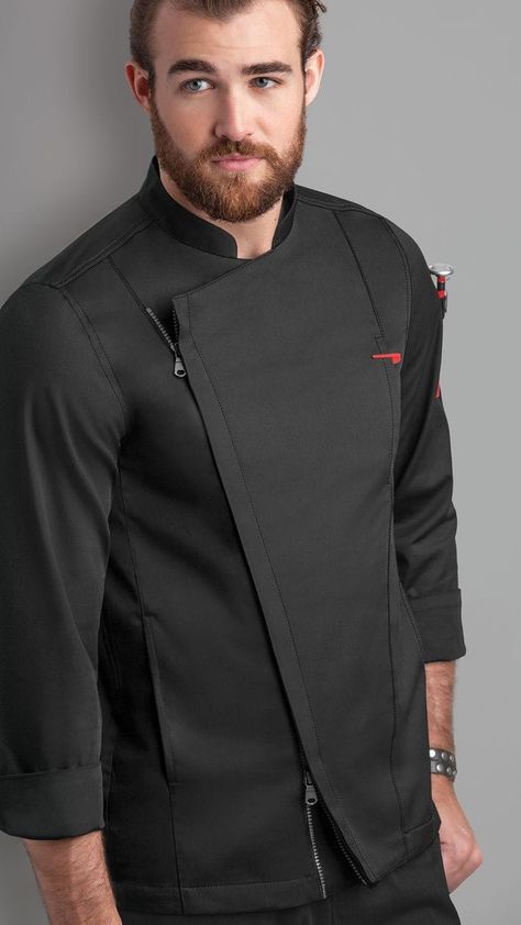 Chefs Uniform Design, Chef Uniform Design Men, Chef Coat Design Men, Chefs Uniform, Chef Coat Design, Outfit Ideas Indian, Mens Fashion Ideas, Chef Jackets Design, Chef Dress