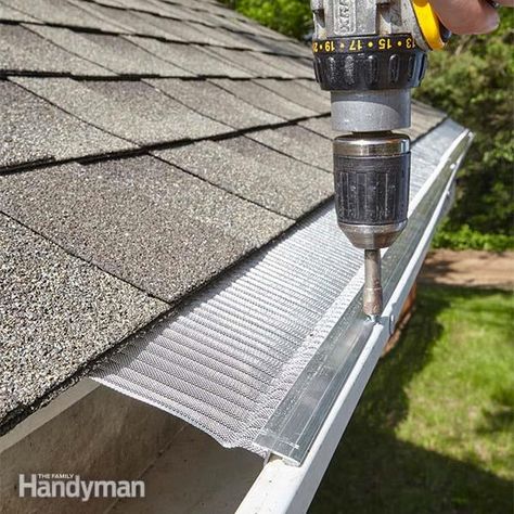 Cleaning out gutters is a miserable, messy, stinky job. Installing gutter guards could put that headache behind you, but how the heck are you supposed to know which type to buy? In this article, we’ll examine the three most popular types of gutter guards: screen, surface tension and fine mesh. We’ll compare the different features, installation methods and prices to help you decide which ones will work best for your house. And if you install them yourself, you can save tons of money—some pro i... Under Deck Roofing, Gutter Screens, Diy Gutters, Gutter Guards, Leaf Guard, Koti Diy, Gutter Repair, Cornice Design, Gutter Guard