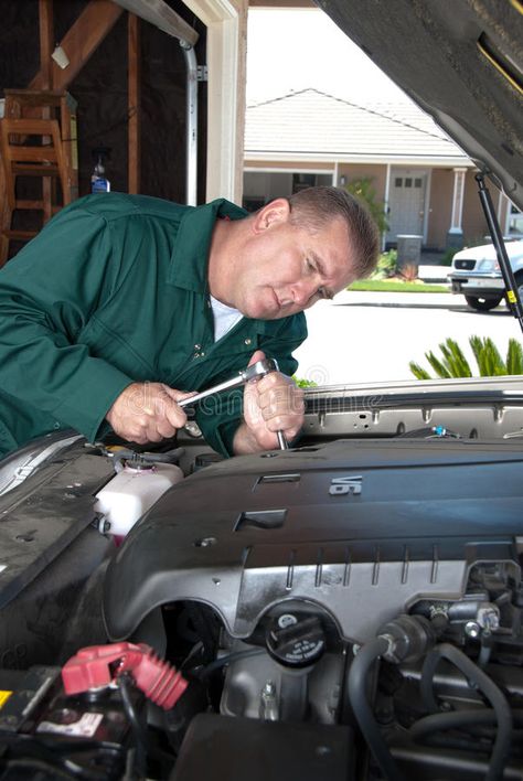 Auto mechanic. An auto mechanic uses a socket wrench to conduct maintenance and , #Aff, #socket, #wrench, #auto, #Auto, #mechanic #ad Fixing Cars, Elizabeth Olsen Style, Mechanic Man, Olsen Style, Mechanic Shop, Auto Mechanic, Socket Wrench, Car Repair Service, Auto Service