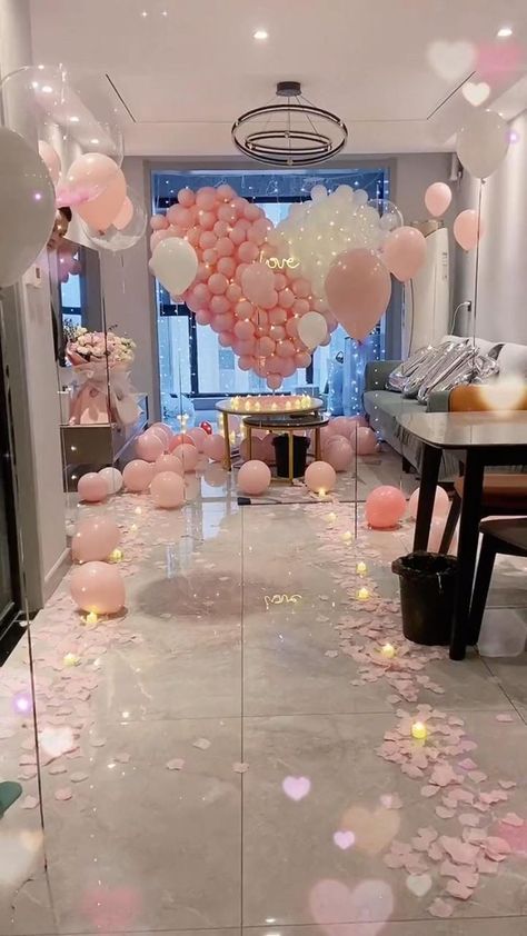 Party ideas in 2022 | Birthday decorations, Birthday party theme decorations, Balloon decorations Party Theme Decorations, Surprise Birthday Decorations, Idee Babyshower, Desain Buklet, Diy Balloon Decorations, Birthday Party Theme Decorations, Birthday Balloon Decorations, Theme Party Decorations, Pink Birthday