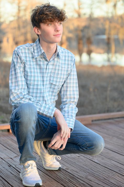 Senior Guy Bayou Country Portraits Country Portraits, Christine Lee, Bayou Country, Senior Boy Poses, Senior Guys, Boy Poses, Landing Page, Mens Clothing Styles, Fashion Outfits