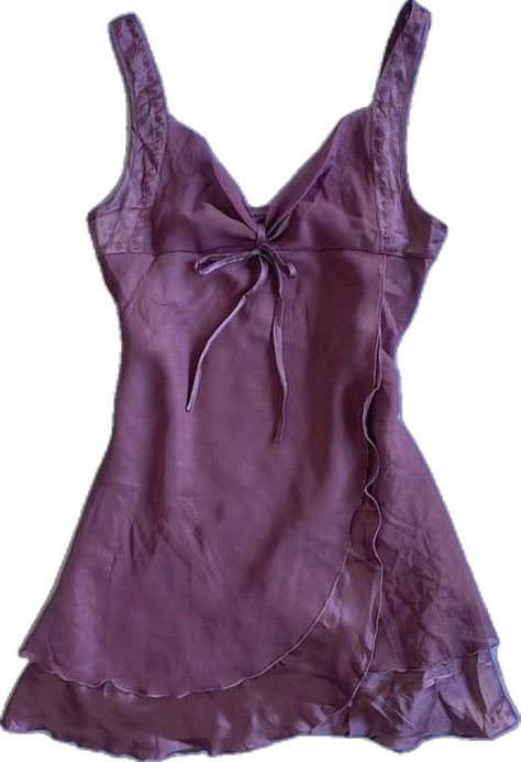 Mini Slip Dress Outfit Summer, Bow Dress Aesthetic, Purple Fits Aesthetic, Purple Outfits Aesthetic, Purple Clothes Aesthetic, Purple Sundress, Vintage Sundress, Purple Y2k, Dress Aesthetic