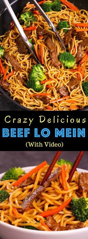 Beef Lo Mein Recipe, Beef Lo Mein, Lo Mein Noodles, Garlic Beef, Lo Mein Recipes, Better Than Takeout, Mapo Tofu, Lo Mein, Chinese Dishes