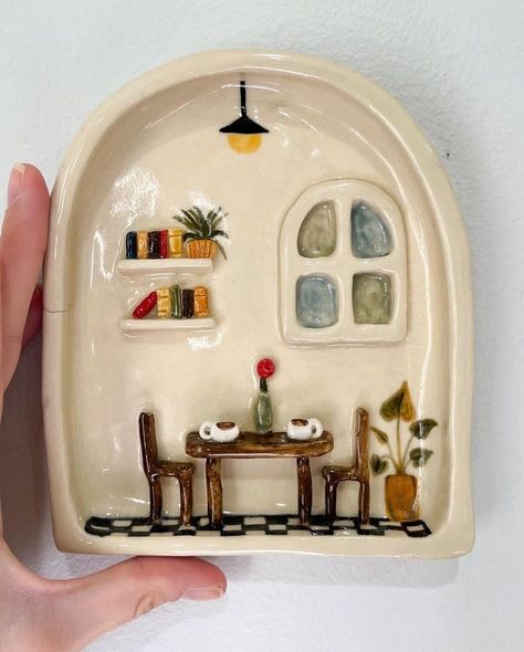 All Posts • Instagram Diy Pottery Painting, Pottery Houses, Clay Crafts Air Dry, Hand Built Pottery, Pottery Crafts, Diy Pottery, Ceramics Pottery Art, Pottery Sculpture, Clay Art Projects