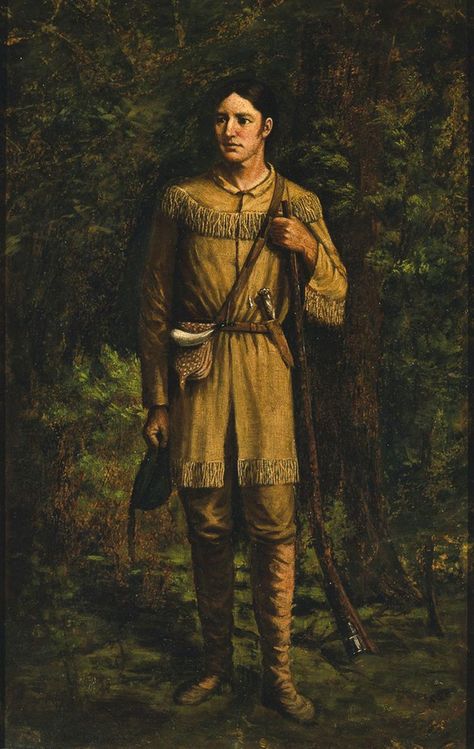 The Life and Legend of David "Davy" Crockett Texas Revolution, Davy Crockett, Daniel Boone, William Henry, Andrew Jackson, Facts For Kids, Texas History, Mountain Man, Western Art