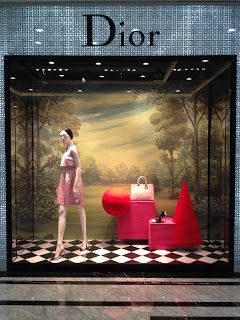 displayhunter2: July 2013 Visual Merchandiser, styling and still life designs Fashion Window Display, Window Display Retail, Window Display Design, Retail Inspiration, Dior Paris, Retail Windows, Store Windows, Store Window, Boutique Interior