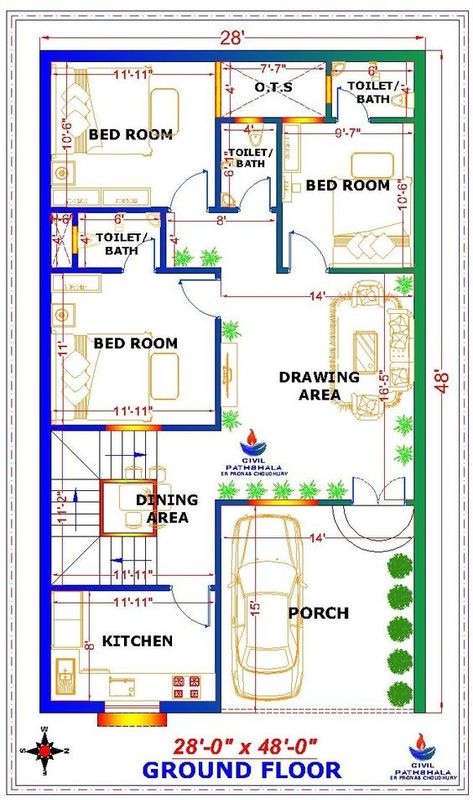 In this video i will tell you about 28'×48' (1344 sqft) building plan (HINDI)...If you are a Civil Engineer then you must know it... Friends if any inquire about civil engineering then ask me any time..I will try to solve your question about my knowledge... Civil Engineering Wallpaper Aesthetic Girl, Women In Civil Engineering, Future Civil Engineer, Civil Engineering Works, Civil Engineering Design, Civil Engineering Books Pdf Download, Building Plan, About Me Questions, Civil Engineering