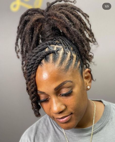 Twisted Dreadlocks, Dreadlocks Hair Care, Short Dreadlocks Styles, Dreads Styles For Women, Loc Updo, Black Hair Updo Hairstyles, Beautiful Dreadlocks, Short Locs Hairstyles, Faux Locs Hairstyles