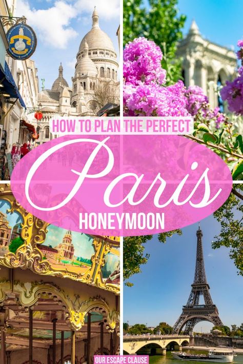 The ultimate guide to planning your honeymoon in Paris! #paris #france #honeymoon #wedding #travel Travel Design Inspiration, Honeymoon Paris, European Honeymoon Destinations, Honeymoon In Paris, France Honeymoon, European Honeymoon, Travel Venice, Honeymoon Packing, Honeymoon Tips