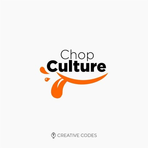 Chop Culture Logo Design Culture Logo Design, Eco Logo Design, Logo Design Presentation, Food Brand Logos, Culture Logo, Cake Pizza, Food Logo Design Inspiration, Logo Design Inspiration Creative, Pizza Sandwich