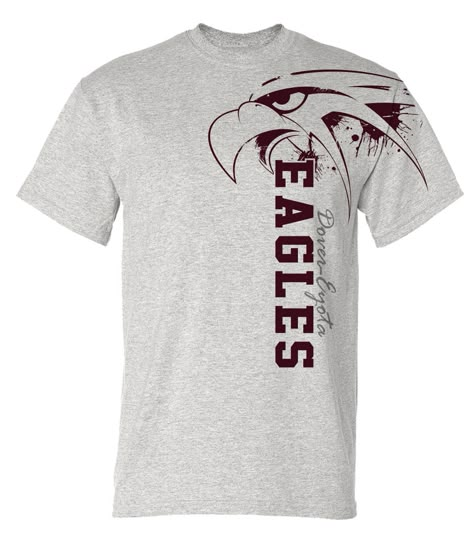 School Tshirt Designs, School Spirit Shirts Designs, School Shirt Designs, T Shirt Design Ideas, School Spirit Wear, Sport Shirt Design, School Spirit Shirts, Class Shirt, College T Shirts