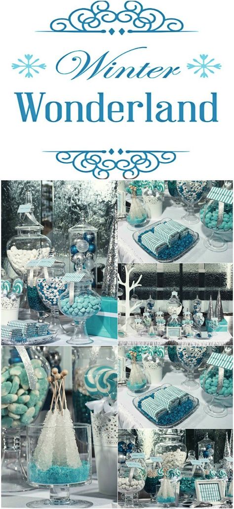 Pin image Sweet 16 Winter Wonderland, Sweet 16 Winter, Diy Winter Wedding, Wonderland Sweet 16, Sweet 16 Themes, Winter Wonderland Birthday, Winter Wonderland Baby Shower, Winter Wonderland Theme, Winter Wonderland Party