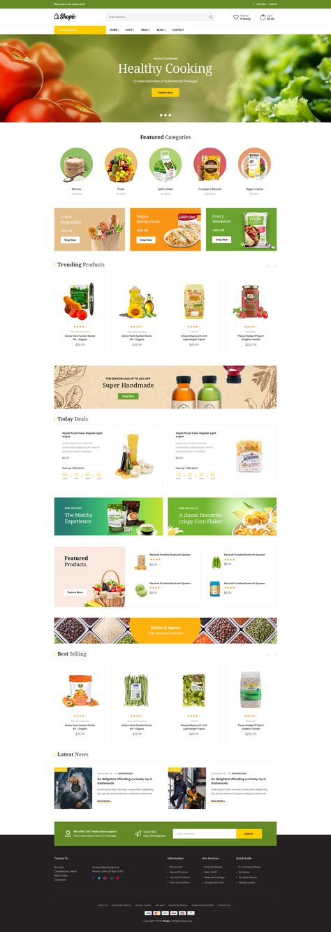 Herbal Design, Organic Store, Modern Website Design, Woo Commerce Wordpress, Restaurant Website, Ecommerce Shop, Ecommerce Themes, Ecommerce Website Design, Modern Website