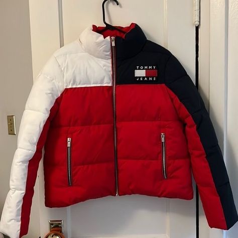 Tommy Hilfiger Outfits Women Winter, Tommy Puffer Jacket, Tommy Hilfiger Outfits Women, Tommy Hilfiger Jacket Women, Tommy Hilfiger Outfits, Tomy Hilfiger, Tommy Hilfiger Puffer Jacket, Tommy Hilfiger Coat, 2024 Wardrobe