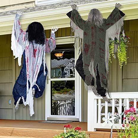 Amazon.com: JOYIN 2 Pack Halloween Climbing Zombies Wall Decoration, 35.4’’ Halloween Climbing Dead Zombie Decoration for Halloween Haunted House Prop Decor Halloween Outdoor, Yard Decoration Halloween Holiday Party : Patio, Lawn & Garden Halloween Decorations For Office, Halloween Decorations For Bedroom, Skeleton Halloween Decorations, Halloween Decorations Skeleton, Home Halloween Decorations, Zombie Halloween Decorations, Zombie Decorations, Office Halloween Decorations, Indoor Halloween Decorations