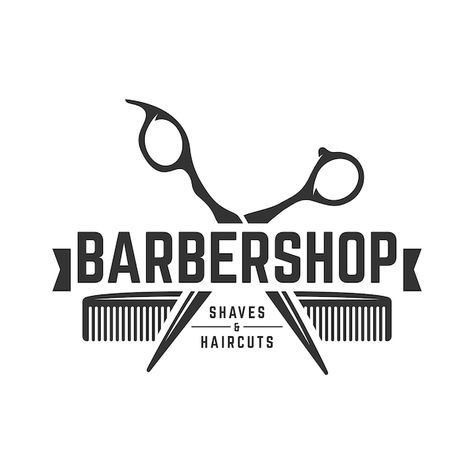 Barbershop Logo Ideas, Barbershop Logo, Vintage Barbershop, Barber Haircuts, Barber Logo, Salon Logo Design, Barbershop Design, Inspiration Logo Design, Barber Shop Decor