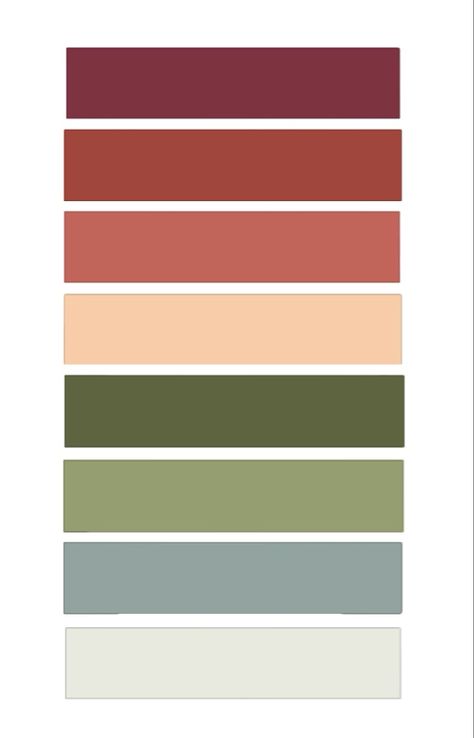 Shades of green and rose with peach and cream accents Rose And Sage Color Palette, Sage Color Palette, Peach And Cream, 2025 Wedding, Red Plum, Peach And Green, Sage Color, Basement Bar, Salmon Color