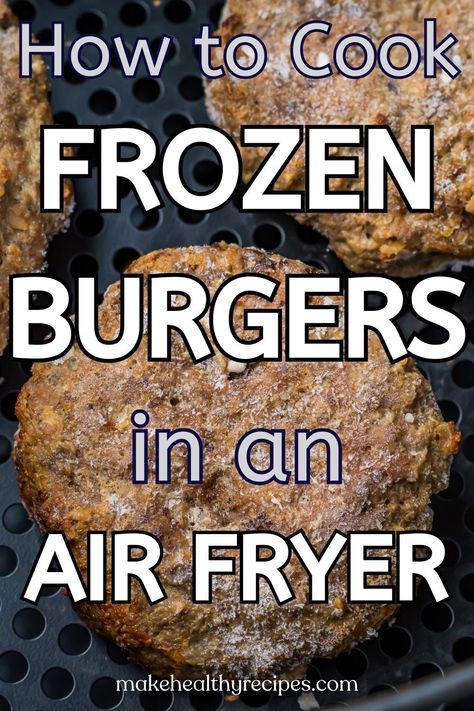 Cooking frozen burgers has never been easier or healthier than with an air fryer! Say goodbye to standing over a hot stove and hello to perfectly cooked patties in minutes. This method is not only quick and simple, but it also offers a healthier alternative to fried or baked burgers. Enjoy a juicy, delicious burger every time, with minimal effort and maximum flavor! Airfryer Hamburger Patties, Frozen Burger Patties, Pickled Beet Salad, Beef Burgers Patties, Air Fryer Easy, Hamburger Recipes Patty, Packed Salad, Frozen Steak, Juicy Hamburgers