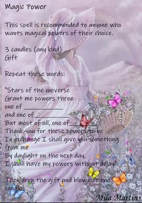 Spell To Increase Magical Power, How To Get Magical Powers, Spells To Get Magic Powers, How To Get Powers Spell, Glamor Magic, Wiccan Prayers, Spiritual Spells, Word Spells, Vampire Spells