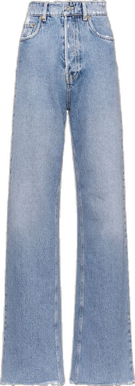 Womens Wide Leg Jeans, Baggy Cargo Jeans, Jeans For Women, Cargo Jeans, Alexander Wang, World Of Fashion, Distressed Jeans, Wide Leg Jeans, Miu Miu