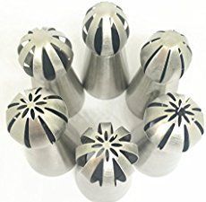 Piping Tips Chart, Russian Decorating Tips, Cake Nozzles, Professional Cake Decorating, Fondant Flower Cake, Russian Piping Tips, Piping Nozzles, Icing Piping Nozzles, Icing Piping