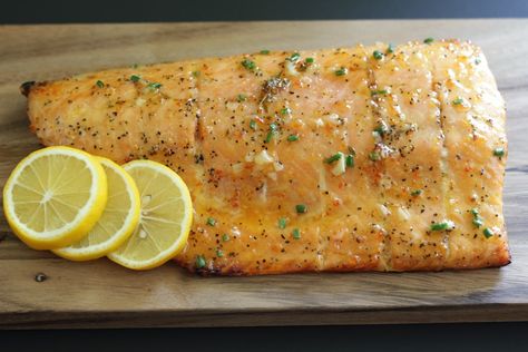 Basic Salmon Recipe, Frozen Salmon Recipe, Baked Stuffed Peppers, Norma Jeans, Seafood Delight, Dinner Seafood, Honey Glazed Salmon, Salmon Glaze Recipes, Hot Pepper Jelly