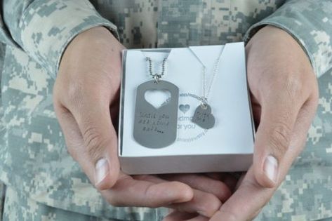 Deployed Boyfriend, Safe With Me, Army Wife Life, Marines Girlfriend, Airforce Wife, Deployment Gifts, Military Girlfriend, Wife Jewelry, You Are Home