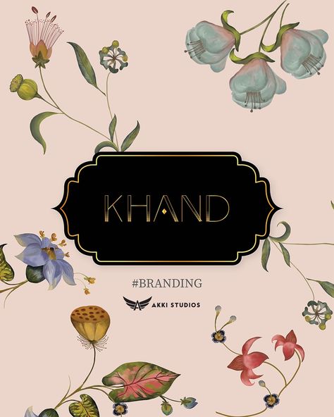 Branding and Packaging for Khand - A brand from Punjab that offers traditional Indian sweets with desi ingredients and method of sweet making. The Vision Our vision was to create a brand that captured the essence of traditional Indian sweets, while also appealing to modern consumer. We achieved this by blending timeless aesthetics with contemporary design elements in the branding and packaging for Khand. The result is a visually stunning and memorable brand identity. The Packaging Available... Indian Logos Traditional, Desi Branding, Indian Packaging Design, Indian Branding, Indian Logo, Clothing Brand Logos, Create A Brand, Indian Sweet, Brand Logos