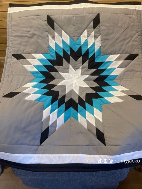 Native Star Quilt Pattern, Native American Quilt Patterns, Lone Star Quilt Pattern, 8 Pointed Star, Lone Star Quilts, Native American Quilt, Beginner Quilting, Star Quilt Pattern, Lone Star Quilt