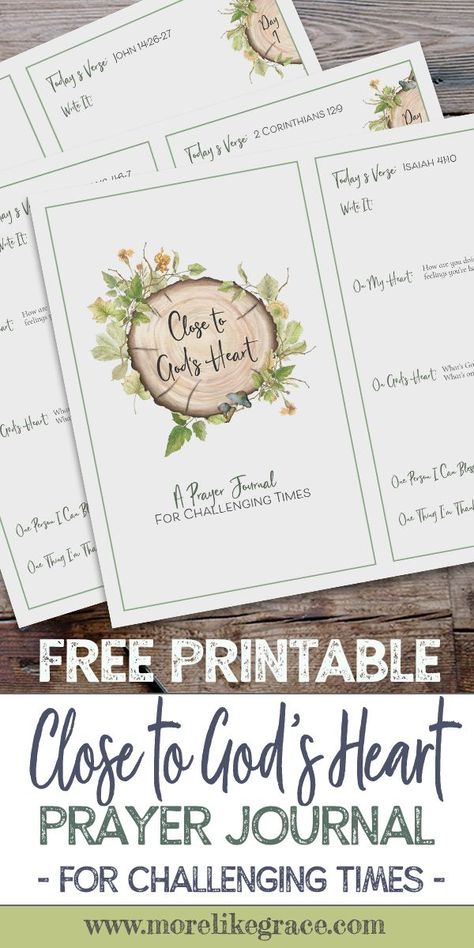 This 15-day prayer journal offers you space to write encouraging Scriptures and share your heart with God. | Prayer Journal | Free Printable | Scripture Writing | Promises of God | Free Printable… More Journal Free Printable, Free Printable Scripture, Prayer Journal Template, Prayer Prompts, Free Scripture Printables, Prayer Journal Printable, Encouraging Scriptures, Promises Of God, Printable Prayers