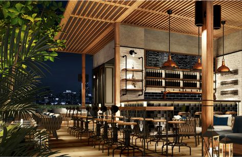 Small Rooftop, Sukhumvit Bangkok, Wine Pub, Sleek Decor, Small Luxury Hotels, Rooftop Bars, Pool Bar, Rooftop Pool, Roof Top