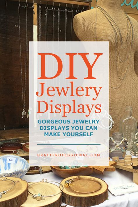 Clever portable jewelry display ideas for your next craft show. 8 jewelry booth photos with resources to recreate the look yourself. Portable Display Ideas, Anklet Display Ideas, Booth Jewelry Display Ideas, Jewelry Booth Set Up, Diy Jewelry Display Craft Show, Jewelry Display Ideas Craft Show, Vendor Booth Display Ideas Jewelry, Jewelry Table Display Ideas, Jewelry Displays For Craft Shows