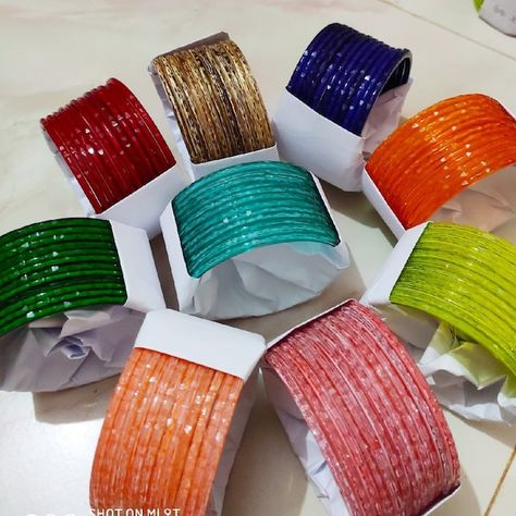 Honeygems8 - Etsy UK Garara Designs, Colorful Bangles, New Saree Blouse Designs, Golden Design, Glass Bangles, Sister Wife, Fancy Jewelry, Bangle Set, Beautiful Hijab