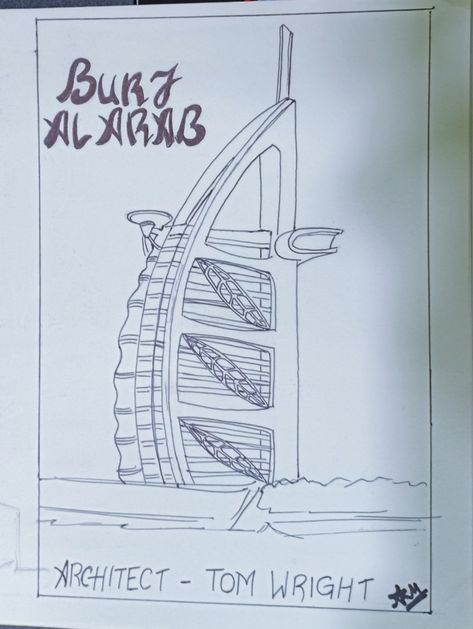 Tom Wright, Burj Al Arab, Dubai, Art