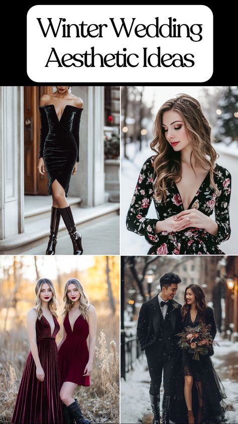 Elegant winter wedding guest outfit ideas for formal events, including stylish outfits with boots, options for teens and women, semi-formal styles, and 2024 trends. Semi Formal Event Outfit, Winter Wedding Guest Attire, Winter Wedding Guest Outfits, Winter Wedding Dress Guest, Winter Wedding Guest Outfit, Wedding Guest Outfit Ideas, Winter Wedding Guest, Wedding Guest Outfit Winter, Winter Wedding Outfits