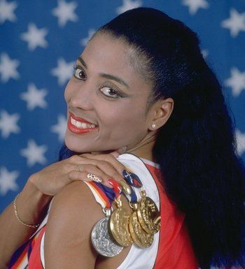 Florence Joyner, Flo Jo, Olympic Track And Field, Field Athletes, Best Press On Nails, Olympic Athletes, Sports Hero, Indiana Pacers, Female Athletes