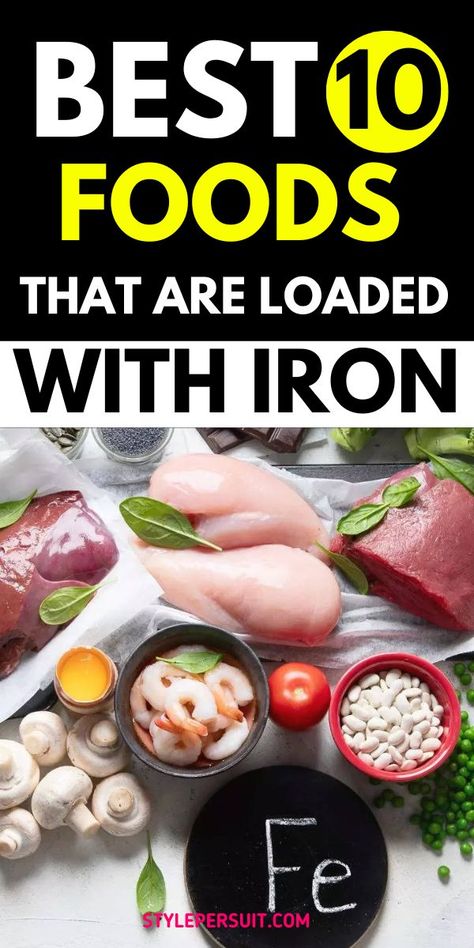 The amount of iron needed daily depends on factors like your age, gender, pregnancy or breastfeeding status, and the sources of iron-rich foods you consume. We covered plenty of iron rich food you should check out... Iron Sources Food, Good Iron Foods, High Iron Diet, Iron Enriched Foods, Iron Rich Snacks, Iron Sources, Iron Diet, Food During Pregnancy, Potassium Rich Foods