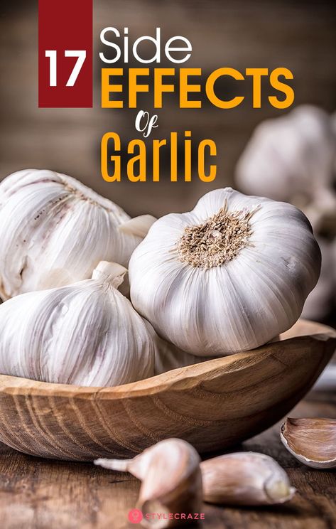 17 Side Effects Of Garlic You Must Be Aware Of: Here we list out some of the potential side effects of raw garlic. Find out here in detail. #sideeffects #health #wellness #healthy Garlic Supplement Benefits, Benefits Of Eating Garlic, Eating Raw Garlic, Garlic Health, Best Cough Remedy, Garlic Supplements, Homemade Cough Remedies, Arabic Verbs, Garlic Health Benefits