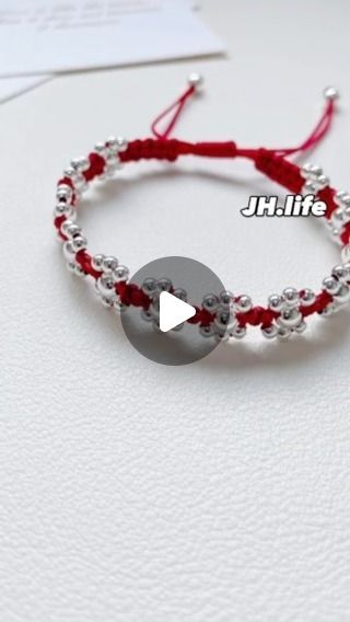 JH.Life on Instagram: "How to make beads bracelet 
Shop link in bio @jinhong_life 
Cord:0.8mm Chinese knot nylon rope" Make Beads, Bracelet Shop, Chinese Knot, Beads Bracelet, How To Make Beads, Link In Bio, Knot, Beaded Bracelets, Bracelet