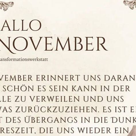 Hallo November, November 1, On Instagram, Instagram