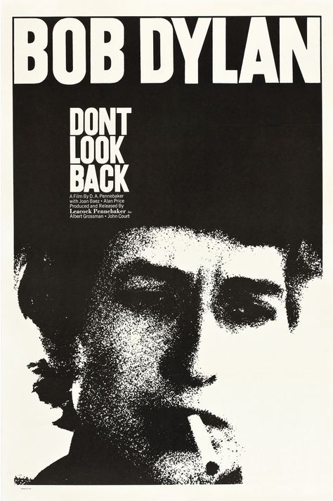 Movie Poster of the Week: 60s Verité on Notebook | MUBI Bob Dylan Poster, Music Documentaries, Don't Look Back, Robert Frank, Joan Baez, Episode Online, Dont Look Back, Janis Joplin, Movie Posters Vintage