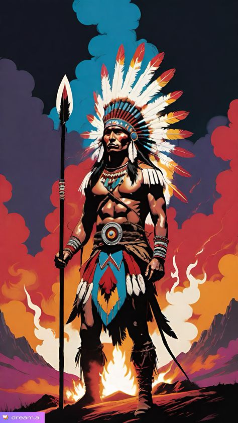 Native American Tattoo Designs, Native American Tattoo, Native American Tattoos, Native Tattoos, Native Artwork, Eagle Painting, Native American Paintings, Native American Warrior, Native American Pictures