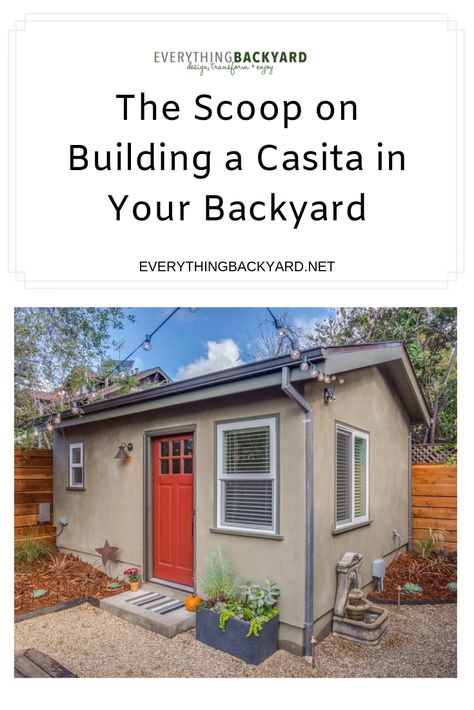 Are you interested in building a casita in your yard? Before you do, this article is a must-read. In this article, we'll take a look at everything you need to know about casitas. From casita guest houses to casita travel trailers, you'll find it all right here. #BuildingACasitaIdeas #BuildingACasitaBackyard Diy Backyard Studio Guest Houses, Building A Guest House, Casitas Guest House Arizona, Backyard Mini House, Small Casitas Guest House, Arizona Casita, 3 Bed House Plans, Diy Guest House, Casitas Guest House