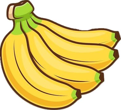 Banana Cartoon Cute, Bananas Illustration, Banana Clipart, Banana Vector, Banana Illustration, Banana Graphic, Banana Cartoon, Cartoon Banana, Cute Banana