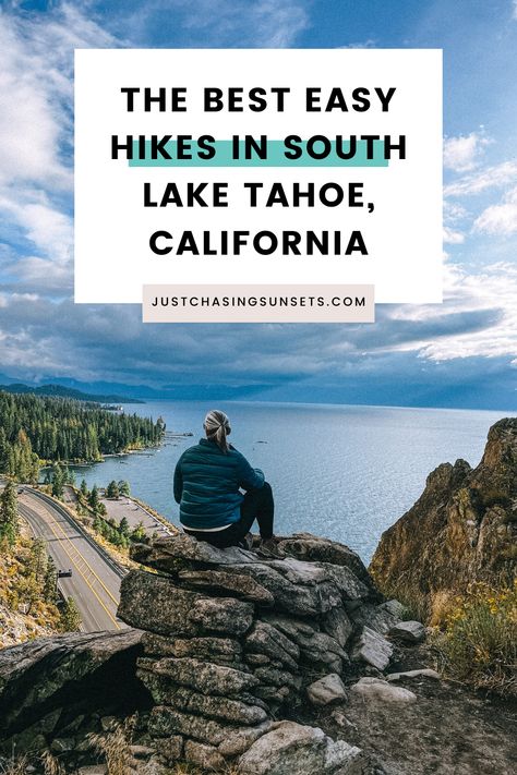 One of the best things to do in Lake Tahoe is go hiking! Check out the seven best hikes in South Lake Tahoe! These Lake Tahoe hiking trails are perfect for a half day hike that lead to epic views, waterfalls, and Alpine lakes. Read this post for all the details on this epic South Lake Tahoe hiking trails. Plus get other details about planning your Lake Tahoe itinerary like where to stay and where to eat in Lake Tahoe, California. Best Hikes In South Lake Tahoe, Hikes In Lake Tahoe, Lake Tahoe Itinerary Fall, Zephyr Cove South Lake Tahoe, Fallen Leaf Lake Tahoe, South Lake Tahoe Fall, South Lake Tahoe Hikes, Lake Tahoe Itinerary, Lake Tahoe Hikes