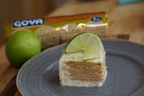 Lime Maria Icebox Cake Lime Maria Icebox Cake, Lime Dessert, Gorgeous Desserts, Maria Cookies, Cake With Lemon Curd, Icebox Cakes, Icebox Desserts, Popular Dessert, Lime Cookies