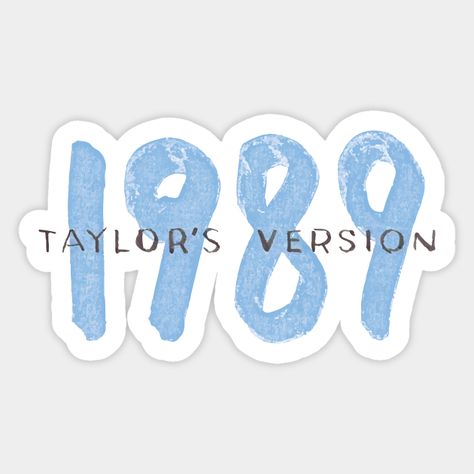 A nostalgic sticker of a 1989 TV. Perfect for anyone who loves the 80s! #80s #nostalgia #tv . #1989_Font_Taylor_Swift #1989_Taylor_Swift_Aesthetic_Stickers #Ts_Sticker #Aesthetic_Stickers_Taylor_Swift 1989 Taylor Swift Aesthetic Stickers, Aesthetic Stickers Taylor Swift, 1989 Stickers Taylor Swift, Taylor Swift Stickers 1989, Stickers Aesthetic Taylor Swift, Swiftie Sticker, Stickers Aesthetic Vintage, Tv Sticker, Blue Stickers