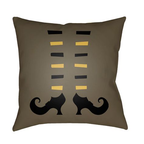 Brown Boo 20-Inch Throw Pillow with Poly Fill Halloween Pillows, Outdoor Throw Pillow, Outdoor Cushions And Pillows, 20x20 Pillow Covers, Patio Cushions, Contemporary Outdoor, Throw Pillow Sizes, Modern Forms, Square Pillow Cover